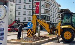 Araban’da trafik güvenliği için ışıklandırma çalışması