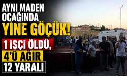 Aynı maden ocağında yine göçük: 1 işçi öldü, 4’ü ağır 12 yaralı