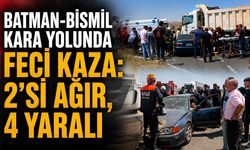 Batman-Bismil Kara Yolunda Feci Kaza: 2’si Ağır, 4 Yaralı