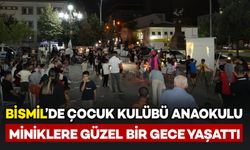Bismil’de Çocuk Kulübü Anaokulu, Miniklere Güzel Bir Gece Yaşattı