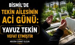 Bismil’de Tekin Ailesinin acı günü: Yavuz Tekin vefat etti