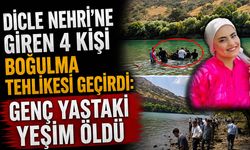 Dicle Nehri'ne Giren 4 Kişi Boğulma Tehlikesi Geçirdi: Genç Yaştaki Yeşim Öldü