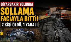 Diyarbakır yolunda sollama faciayla bitti: 2 kişi öldü, 1 yaralı
