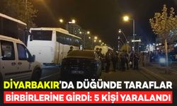 Diyarbakır'da Düğünde Taraflar Birbirlerine Girdi: 5 Kişi Yaralandı