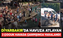 Diyarbakır'da Havuza Atlayan 2 Çocuk Havada Kafa Kafaya Çarpışınca Yaralandı