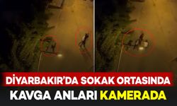 Diyarbakır’da sokak ortasında kavga kamerada