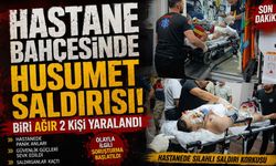 Hastane Bahçesinde Husumet Saldırısı: Biri Ağır 2 Kişi Yaralandı