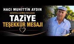 TAZİYE TEŞEKKÜR MESAJI