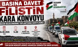 Diyarbakır’da “Filistin Kara Konvoyu” İçin Basın Toplantısı Düzenlenecek