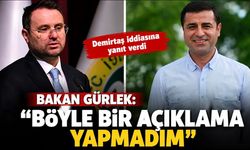 Bakan Gürlek’ten Demirtaş iddiasına yalanlama: “Böyle bir açıklama yapmadım”