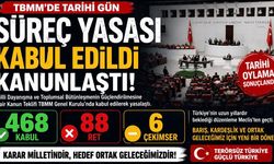 Tarihi Oylama: Süreç Yasası 468 Oyla Kabul Edilerek Kanunlaştı