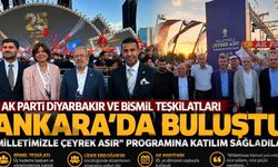 AK Parti Diyarbakır ve Bismil teşkilatları Ankara’da “Milletimizle Çeyrek Asır” buluşmasına katıldı