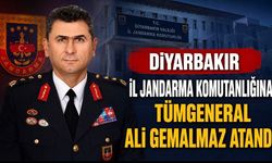 Diyarbakır İl Jandarma Komutanlığına Tümgeneral Ali Gemalmaz atandı