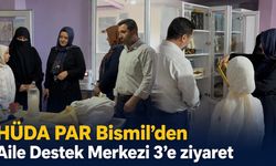HÜDA PAR Bismil’den Aile Destek Merkezi 3’e ziyaret