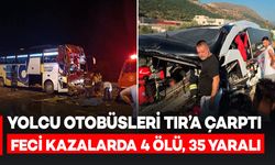 İki ayrı otobüsler TIR’lara arkadan çarptılar: Katliam gibi kazada 4 ölü, 35 yaralı