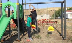 Kırsal Mahallelere Çocuk Oyun Parkları Kuruluyor