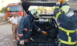 Park Halindeki Otomobilde Yangın: Araç Kullanılamaz Hale Geldi