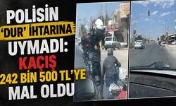 Polisin ‘Dur’ İhtarına Uymadı: Kaçış 242 Bin 500 TL’ye Mal Oldu