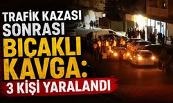 Trafik kazası sonrası bıçaklı kavga: 3 kişi yaralandı