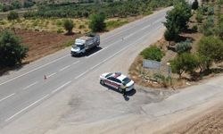 Trafik güvenliği için dron destekli denetim gerçekleştirildi
