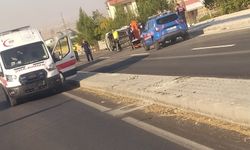 Takla atan otomobilde 4 kişi yaralandı