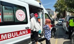 Zincirleme kazada 2 çocuk yaralandı