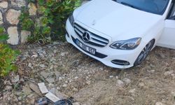 Kontrolden çıkan otomobil duvara çarptı: 1 yaralı