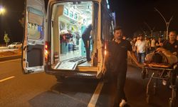 Seyir halindeki kamyonetten düşen genç yaralandı