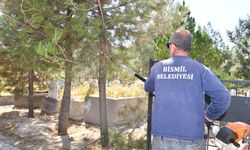 Bismil’de Mezarlık Temizliği Devam Ediyor