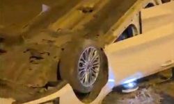 Kontrolden çıkan otomobil takla attı: 1 yaralı