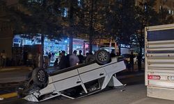 Çarpışmanın ardından takla attı: 1 yaralı