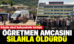 Köyde Okul bahçesinde tartıştığı öğretmen amcasını öldürdü
