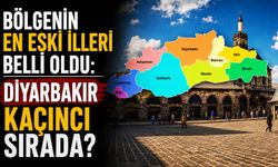 Bölgenin en eski illeri belli oldu: Diyarbakır kaçıncı sırada?