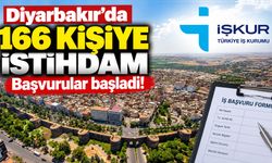 Diyarbakır’da 166 kişiye istihdam: Başvurular başladı