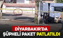 Diyarbakır’da şüpheli paket patlatıldı