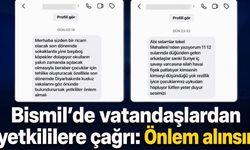 Bismil’de vatandaşlardan yetkililere çağrı: “Önlem alınsın”