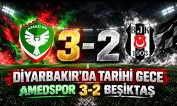 Son dakika: Amedspor Beşiktaş’ı yıktı: 5 gollü tarihi gecede lider oldu