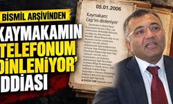 Bismil arşivinden: Kaymakamın “Telefonum dinleniyor” iddiası soruşturma başlattı
