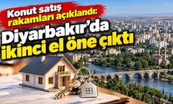 Konut satış rakamları açıklandı: Diyarbakır’da ikinci el öne çıktı