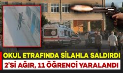 Okul etrafında silahla saldırdı: 2’si ağır 11 öğrenci yaralandı
