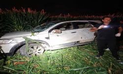 Gece Saatlerinde Feci Kaza: Tarlaya Savrulan Cipten 2 Kişi Yaralandı