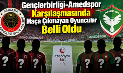 Gençlerbirliği-Amedspor Karşılaşmasında Maça Çıkmayan Oyuncular Belli Oldu