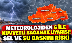 Meteorolojiden 6 İl İçin Kuvvetli Sağanak Uyarısı! Sel ve Su Baskını Riski