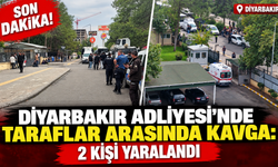 Diyarbakır Adliyesi’nde taraflar arasında kavga: 2 kişi yaralandı
