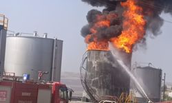 Petrol Depolama Tankında Yangın: 2 İşçi Yaralandı