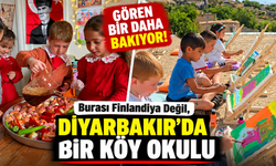 Gören Bir Daha Bakıyor! Burası Finlandiya Değil, Diyarbakır'da Bir Köy Okulu