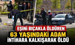 Eşini Bıçakla Öldüren 63 Yaşındaki Adam İntihara Kalkışarak Öldü