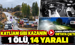 Katliam Gibi Kazanın Kamera Görüntüleri Ortaya Çıktı: 1 Ölü, 14 Yaralı