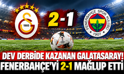 Dev Derbide Kazanan Galatasaray! Fenerbahçe’yi 2-1 Mağlup Etti
