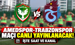 Amedspor-Trabzonspor Maçı Canlı Yayınlanacak! İşte Saat ve Kanal